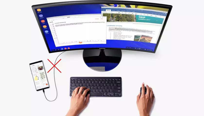 Samsung хочет отказаться от проводов в Dex-режиме
