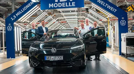 Volkswagen випустив півторамільйонний електромобіль сімейства ID.