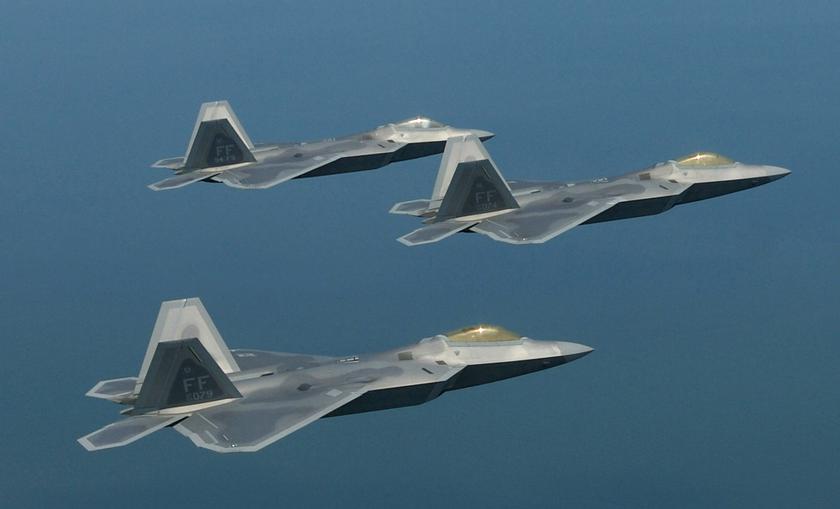 Three fifth-generation F-22 fighters intercepted an unknown spherical object over Hawaii