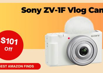 Sony ZV-1F Vlog Camera - Now with a $101 OFF!