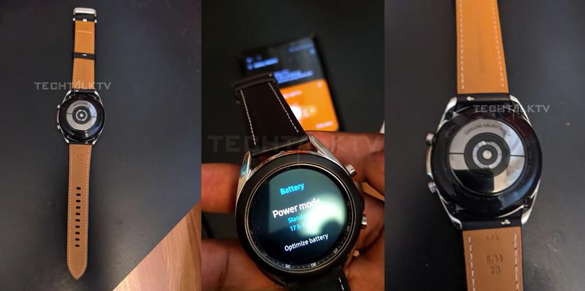 Смарт-часы Samsung Galaxy Watch 3 появились на видео