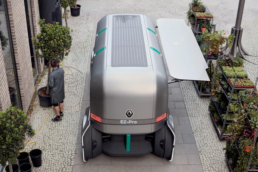 Renault представила концепт беспилотной электроплатформы EZ-Pro для уличной торговли и курьерской доставки