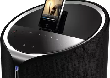 Philips SoundTower DCM5090: CD-проигрыватель с доком для iPhone в виде стойки