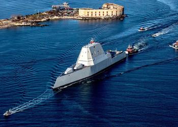 США отправили к берегам Китая свой самый передовой стелс-эсминец USS Zumwalt для оценки возможности развёртывания гиперзвуковых ракет в регионе