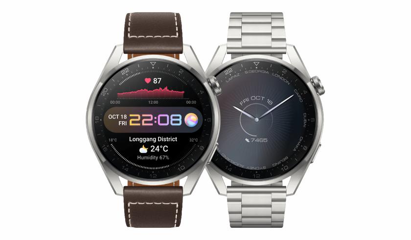 Huawei Watch 3 и Huawei Watch 3 Pro с обновлением ПО научились измерять температуру тела