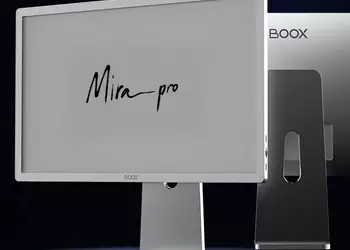 Onyx Boox представила обновлённую версию Mira Pro: 25.3-дюймовый монитор с E-Ink экраном и встроенной подсветкой