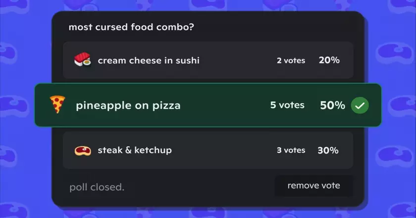 Discord догнал Reddit с новой функцией опросов