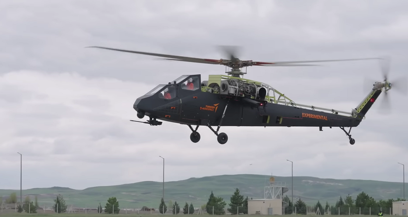 Ударный вертолёт T929 ATAK-II с украинскими двигателями совершил первый испытательный полёт