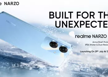Официально: realme Narzo N61 с защитой IP54 дебютирует 29 июля