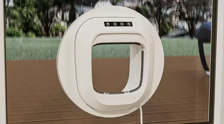 Flappie: a door that won't open if the cat wants to come home with a captured mouse or bird