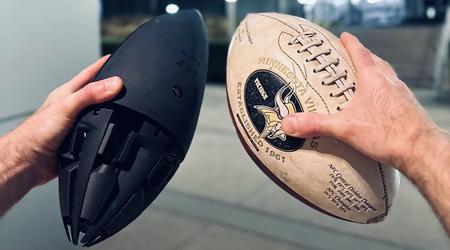 American startup unveils an impact drone that can be launched by throwing a football