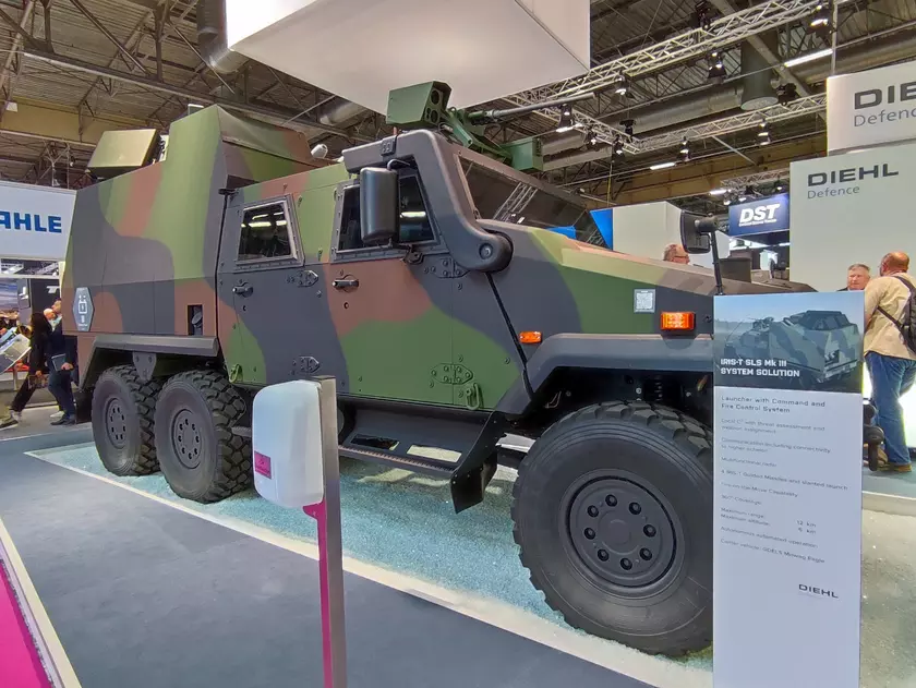 Diehl Defense представила мобильный зенитно-ракетный комплекс IRIS-T-SLS Mk III