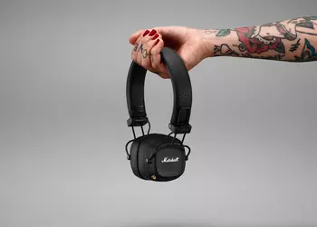 Marshall Major IV: накладные Bluetooth-наушники с автономностью до 80 часов и беспроводной зарядкой Qi