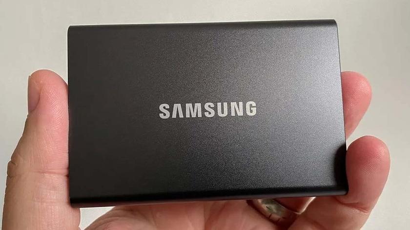 Samsung T7 Portable SSD hard drive for photos