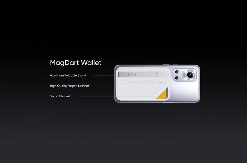 Realme Flash появился на качественных изображениях с магнитным чехлом MagDart Wallet
