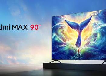 Xiaomi представила 90-дюймовую версию смарт-телевизора Redmi MAX с экраном на 144 Гц и ценой в $1150