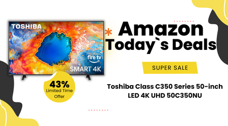 Toshiba Class C350 Series 50-inch 4K UHD TV – Save $150 on Premium Smart Entertainment!