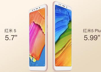Xiaomi Redmi 5 and Redmi 5 Plus with an 18: 9 screen that are not ashamed to buy
