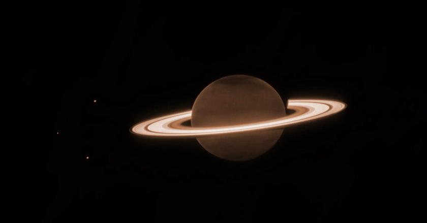 James Webb сделал сверхдетализированное фото Сатурна ближнем инфракрасном диапазоне с расстояния 1,37 млрд км