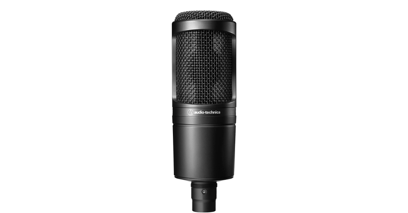 Audio-Technica AT2020 kondensatormikrofon zur aufnahme von gesang