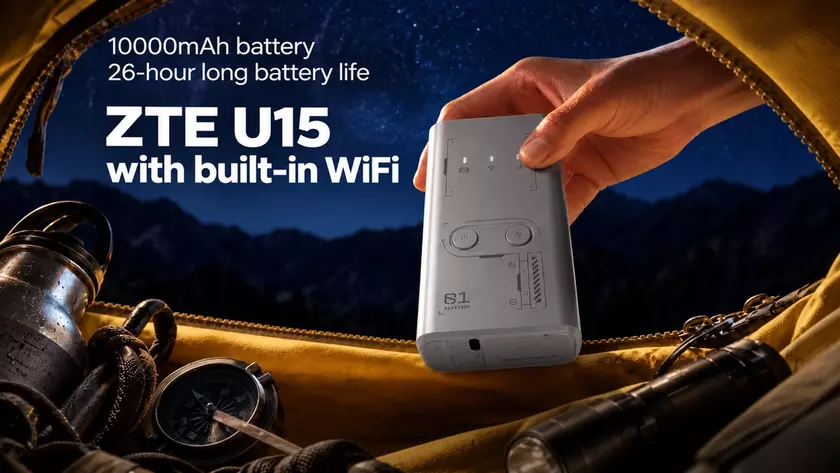 Портативный роутер ZTE U15 Standard Edition в меха-дизайне
