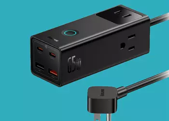 Baseus представила GaN удлинитель 7-в-1 с мощностью в 65 Вт