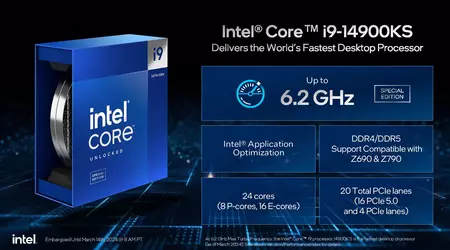 The race for megahertz continues: Intel Core i9-14900KS achieves 6.2GHz of power right out of the box
