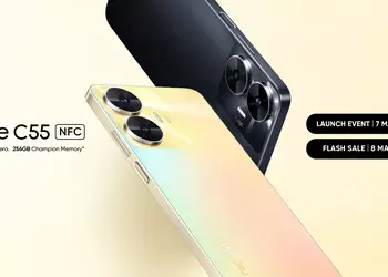 It's official: realme C55 with NFC and Dynamic Island, like the iPhone 14 Pro, to be unveiled on 7 March