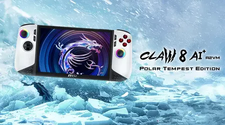 Cool design and improved specs: MSI unveiled Claw 8 AI+ Polar Tempest Edition handheld console