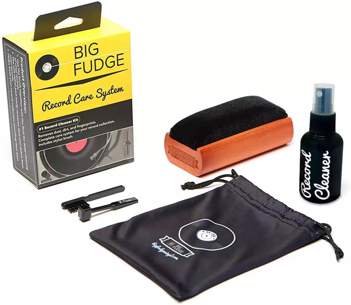 Big Fudge Vinyl Record Cleaning Kit