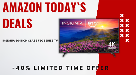 INSIGNIA 50-inch F50 Series 4K Fire TV – Smart Entertainment with 40% Off!