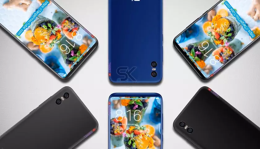 Видеоконцепт Xiaomi Mi 7: безрамочный флагман со встроенным в дисплей сканером отпечатков пальцев