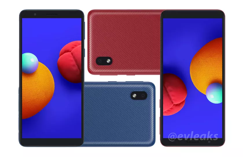 Samsung Galaxy A01 Core на качественных рендерах: две расцветки, рифлёная задняя панель и дисплей без вырезов