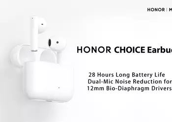 Honor Choise Earbuds X: TWS Earbuds with Bluetooth 5.2, IPX4 Protection and Autonomy up to 28 Hours for $33