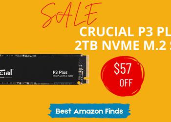 Crucial P3 Plus 2TB SSD - Now $57 Discount!