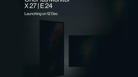 Unexpectedly! OnePlus will unveil X27 and E24 monitors on December 12
