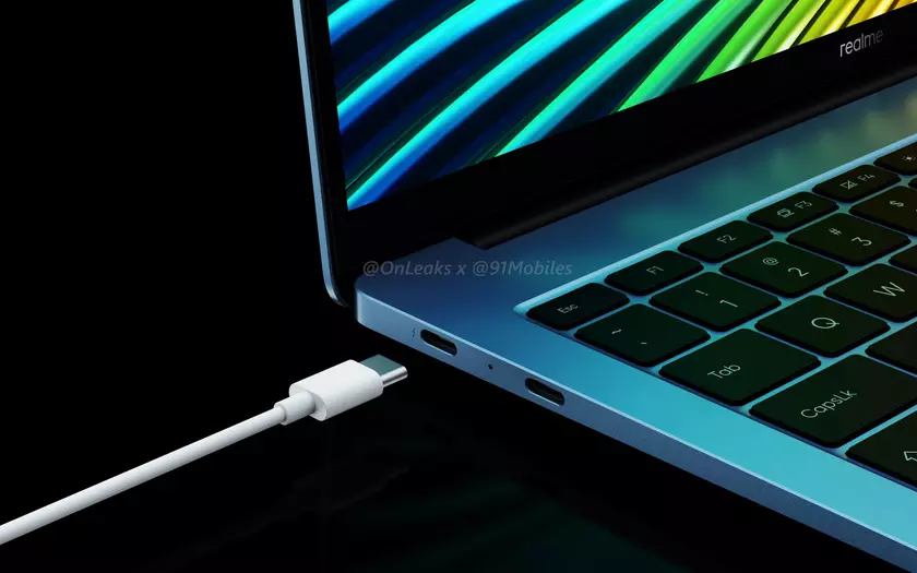 Первый ноутбук Realme появился на официальных пресс-ренедрах в трёх расцветках