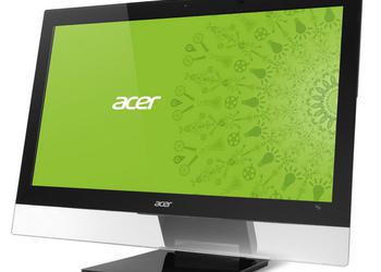 Моноблоки Acer Aspire 5600U и 7600U на Windows 8 с регулируемой подставкой