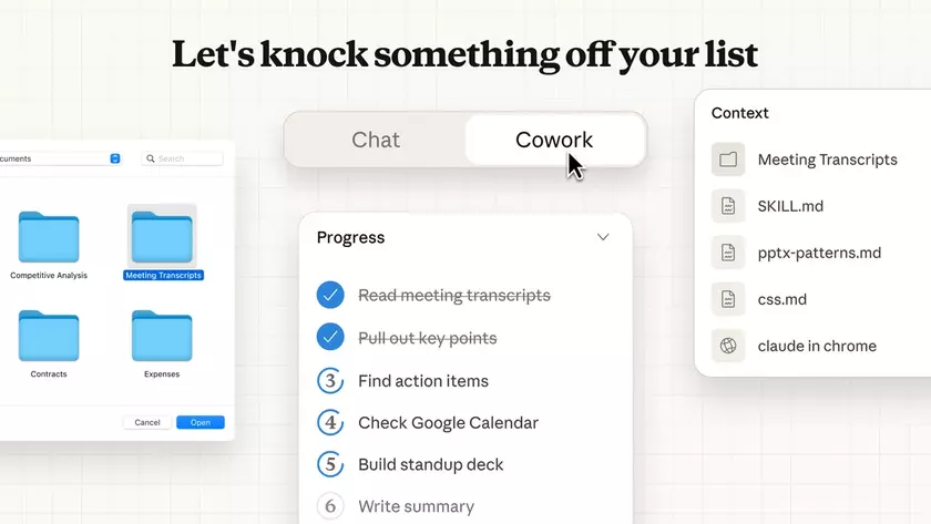 Anthropic представила Claude Cowork: помощник, который выполняет несколько задач одновременно