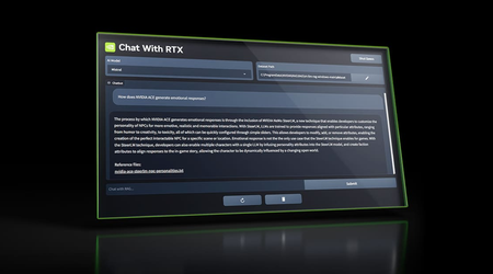 NVIDIA has released a chatbot that runs directly on a user's PC
