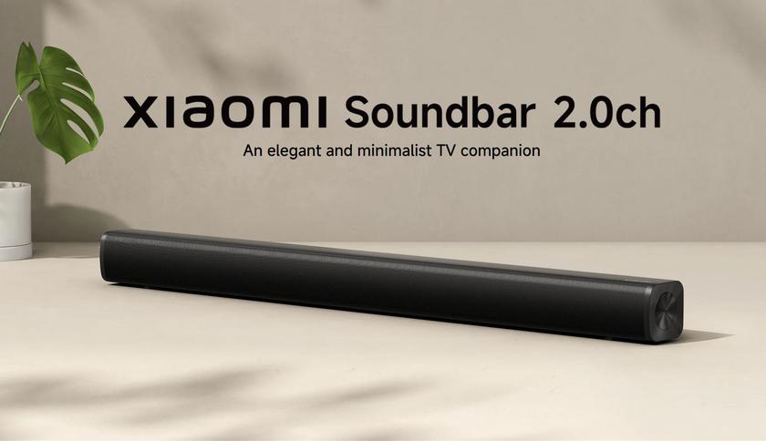 Xiaomi представляет Soundbar 2.0ch: доступная звуковая панель с Bluetooth 5.3 и богатым выбором портов