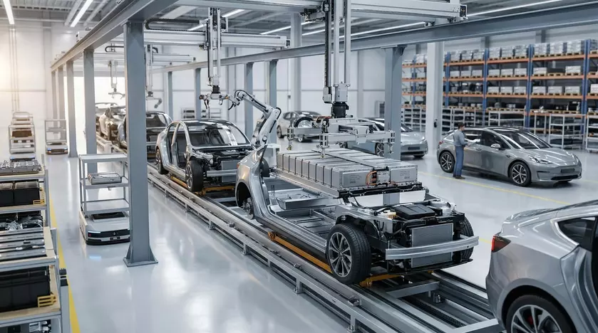 Схема строения твердотельного аккумулятора