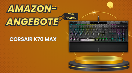 CORSAIR K70 MAX Gaming-Tastatur – Spare 60€ zum Black Friday!