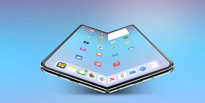 Как мог бы выглядеть складной iPhone: концептуальный рендер