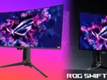 ASUS представила два геймерских монитора линейки ROG Swift: 27” 4K-Tandem OLED и ультраширокий 34” QD‑OLED с частотой 360 Гц