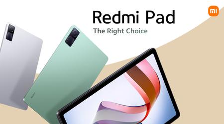 Redmi Pad : Écran de 10,6 pouces à 90 Hz, puce MediaTek Helio G99, jusqu'à 6 Go de RAM, quatre haut-parleurs et batterie de 8 000 mAh pour 184 $.