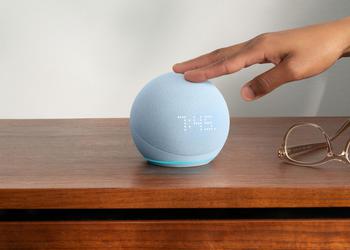 Amazon Echo Dot 5 Gen : enceinte intelligente avec détecteur de mouvement, horloge intégrée et Alexa pour 39 euros