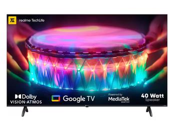 realme TechLife Cinesonic TV: линейка смарт-телевизоров с LED/QLED экранами от 43 до 65 дюймов и Google TV на борту