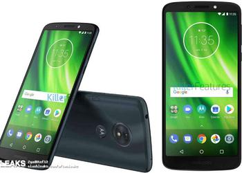 The frameless smartphone Moto G6 Play appeared on new renderings