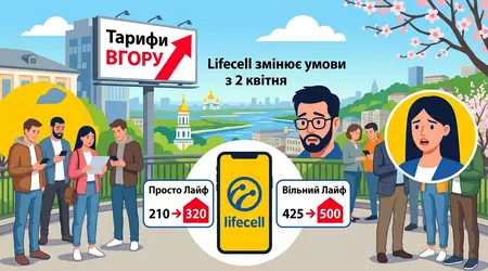 Lifecell переглядає цінники: скільки коштуватиме зв’язок в архівних тарифах із квітня